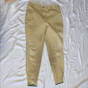Tan Riding Breeches HORSE COUNTRY CARROT from Warrenton Va size 34 knee patch